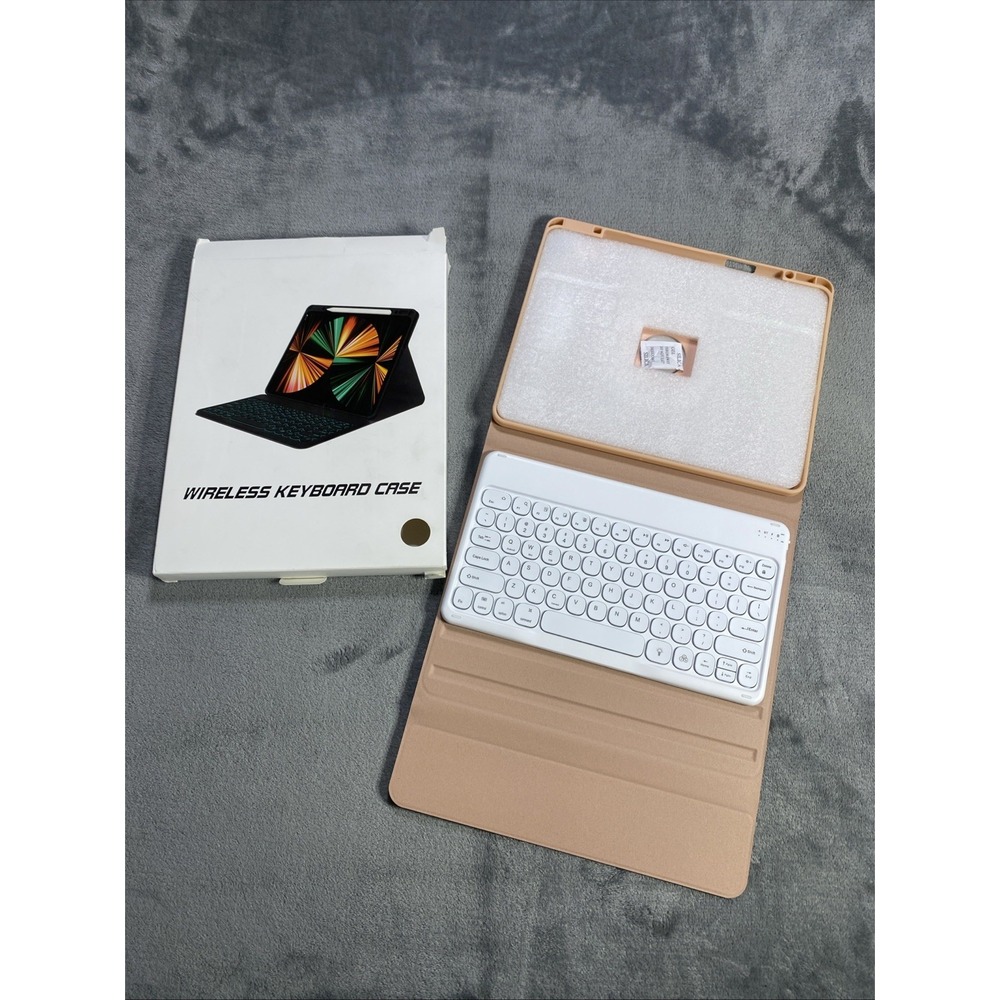 Keyboard Case iPad 12.9 inch 6th, 5th, 4th, 3rd Gen Wireless Detach Pen Holder
